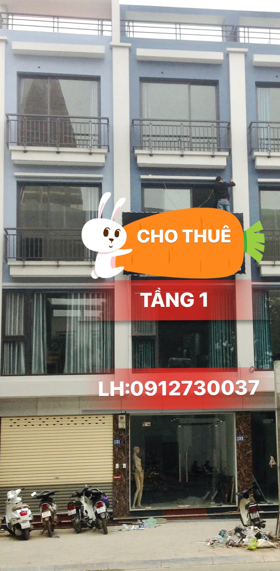 Chính chủ cho thuê mặt bằng tầng 1 tại đường Quang Trung, Hà Đông, Hà Nội.