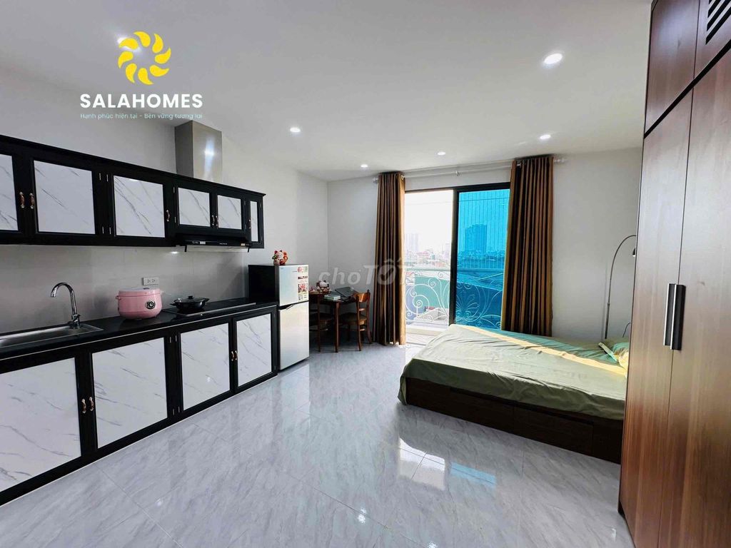 CHO THUÊ CCMN PHỐ ĐỊNH CÔNG THƯỢNG. 35M2. BAN CÔNG. THANG MÁY. GIÁ 5TR