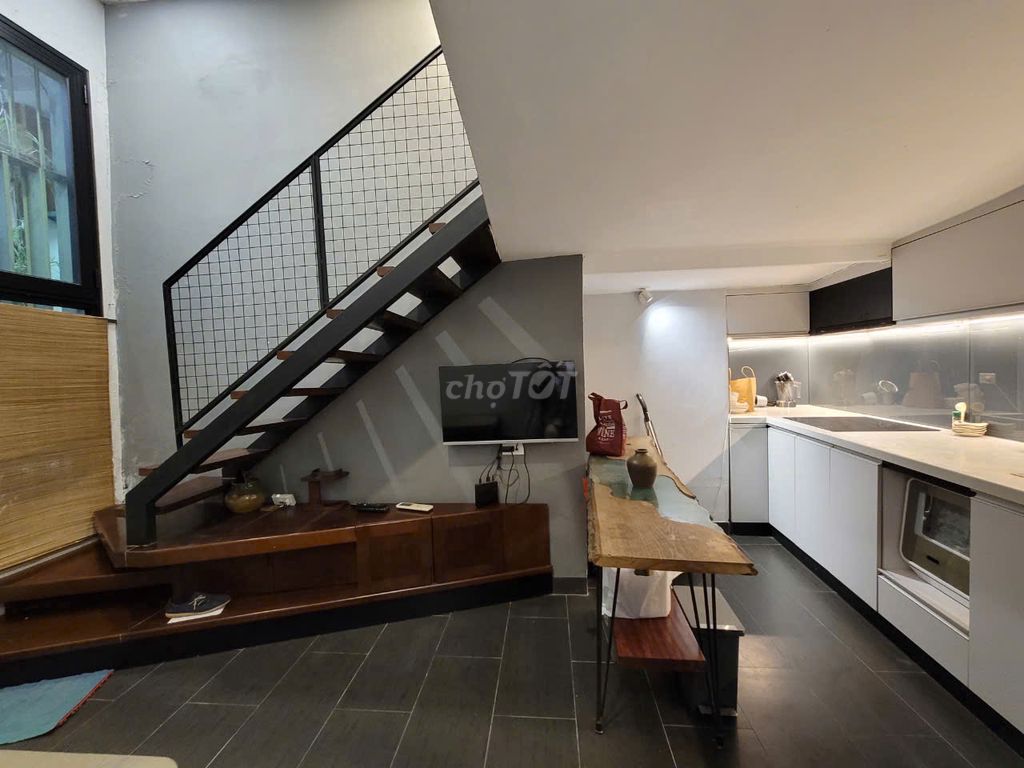 Nhà trong ngõ 20m2*4, phố Sơn Tây, phong cách tối giản Nhật Bản