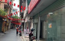 mặt bằng kinh doanh 30m2 mặt tiền 7m tại mặt phố Yên Lãng Đống Đa